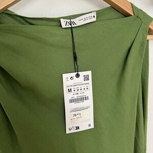 NWT Green Linen Dress
